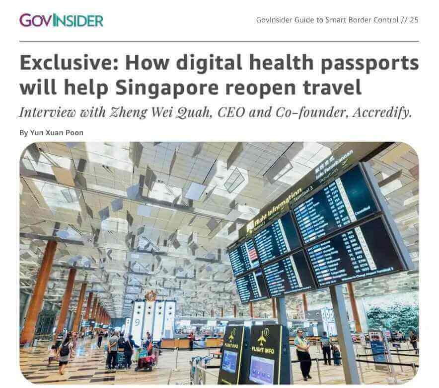 Read more about the article Exclusive: How digital health passports will help Singapore reopen travel